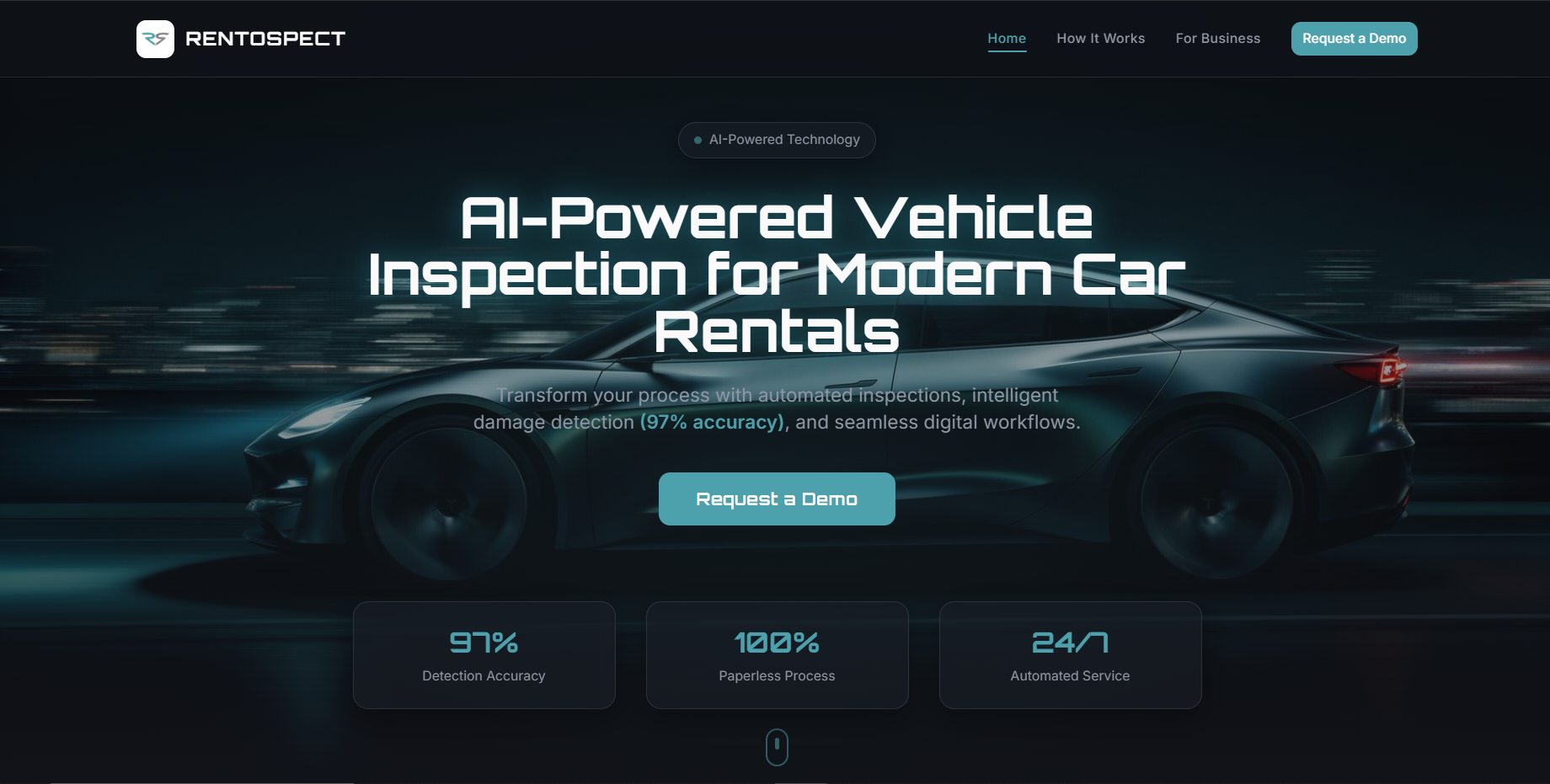 Landing Page screenshot 1